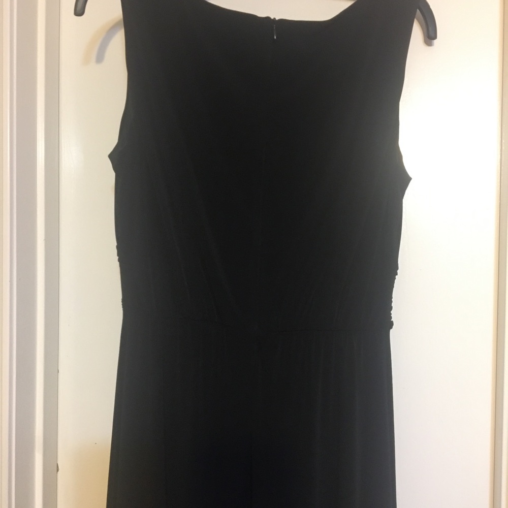 Positive Attitude Black sleeveless dress.